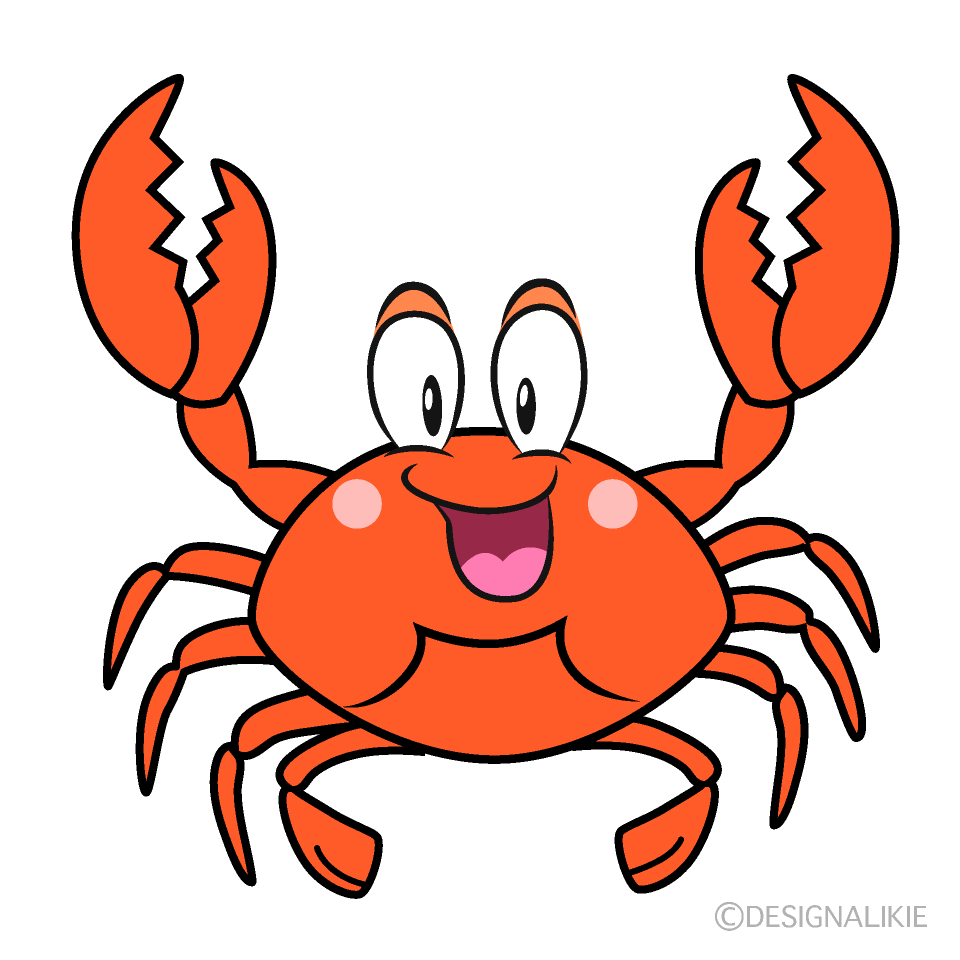 Surprising Gazami Crab Cartoon Character Image