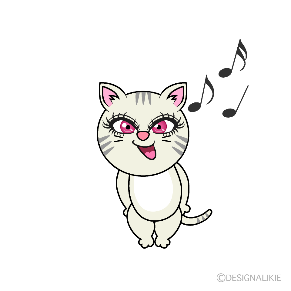 Singing Girl Cat