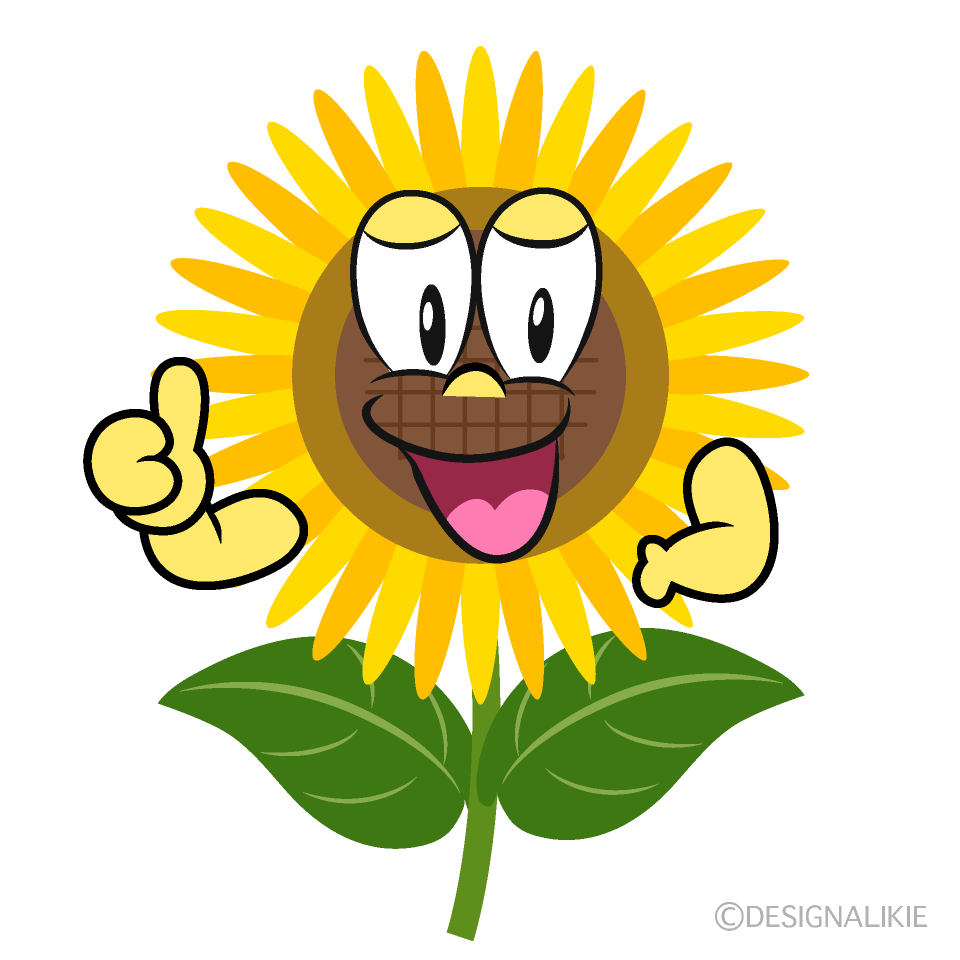 Thumbs up Sunflower