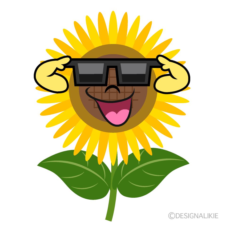 Free Sunflower Cartoon Image｜Charatoon