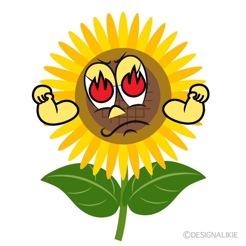 Burning Sunflower