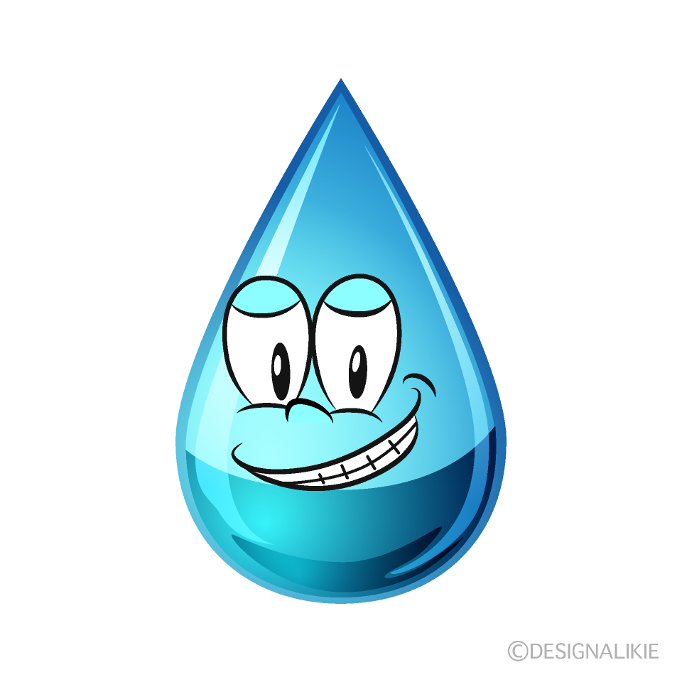 Grinning Water Drop