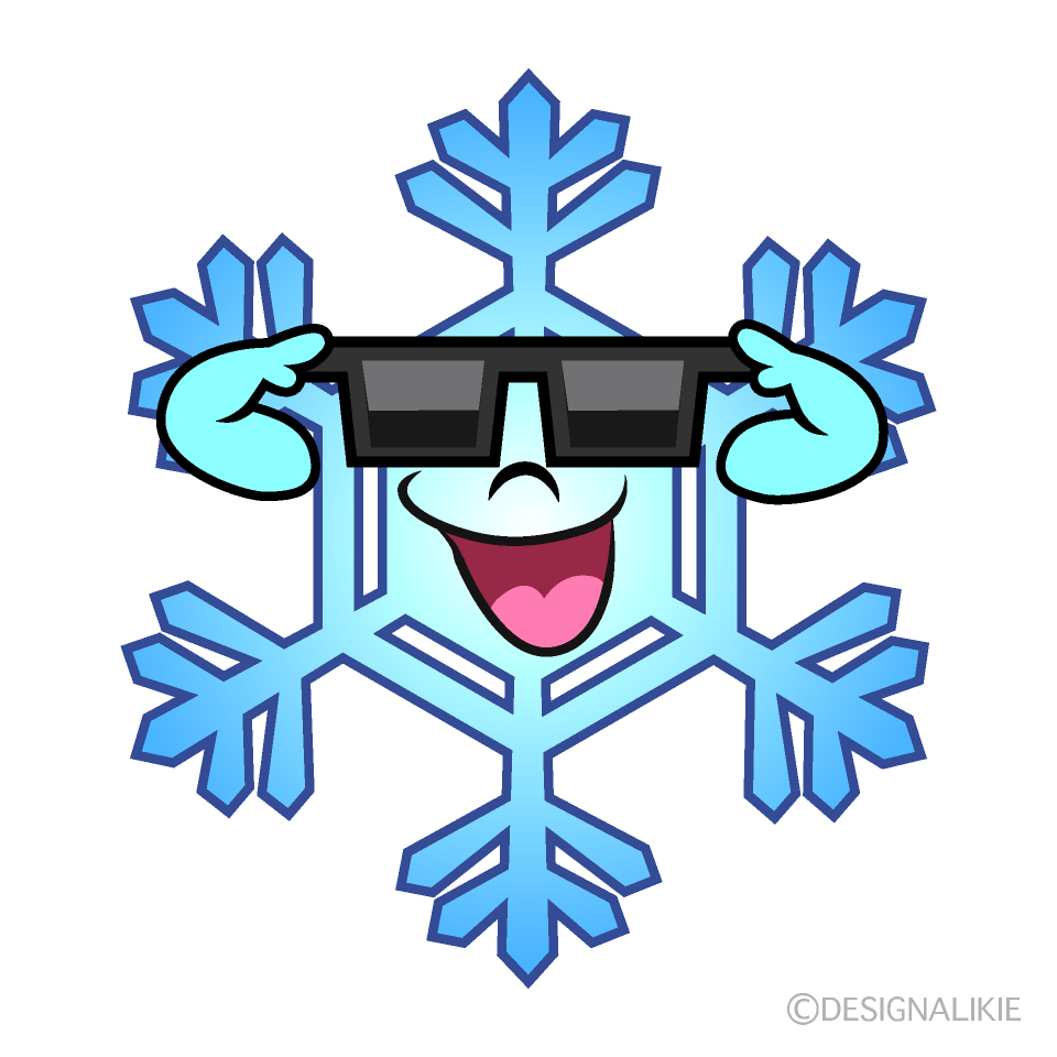 Snowflake with Sunglasses