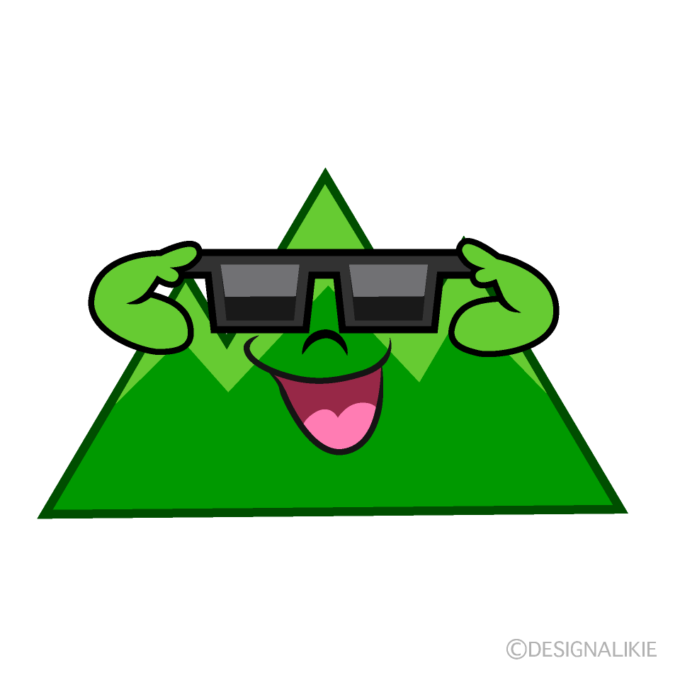 Mountain with Sunglasses