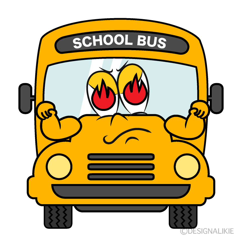 Burning School Bus