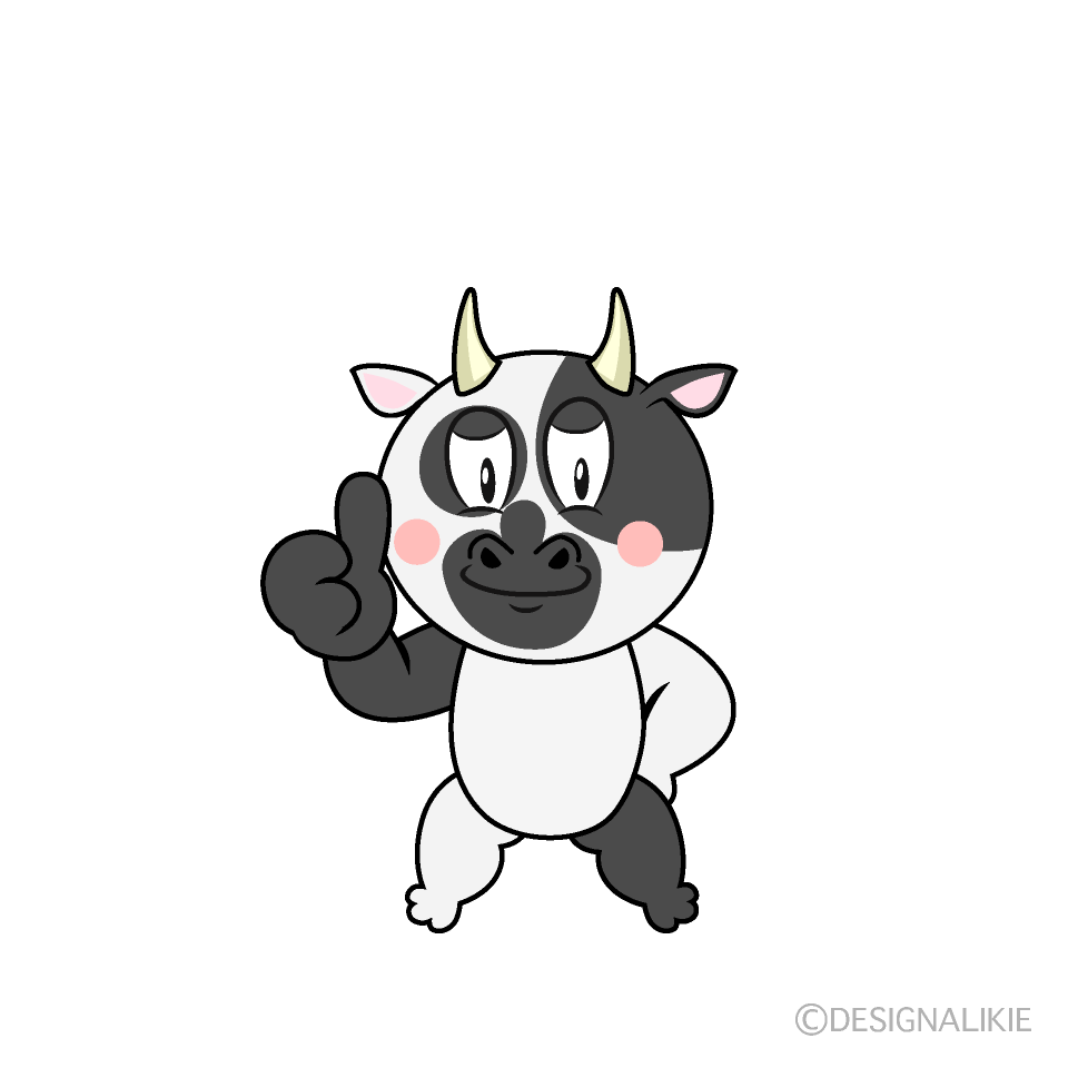 Thumbs up Cow