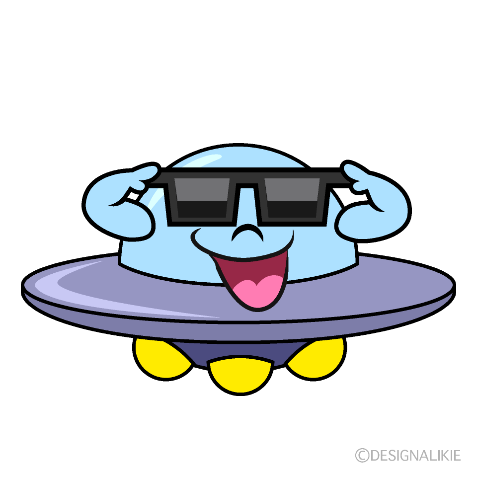 UFO with Sunglasses