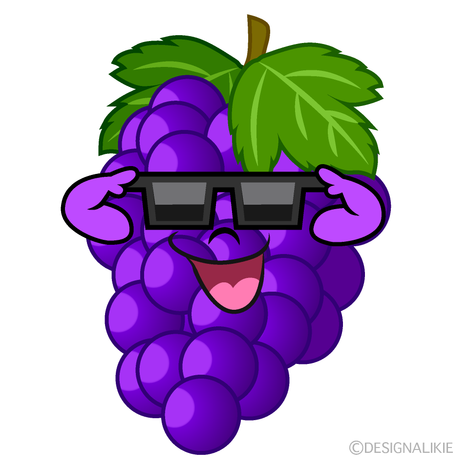 Grape with Sunglasses