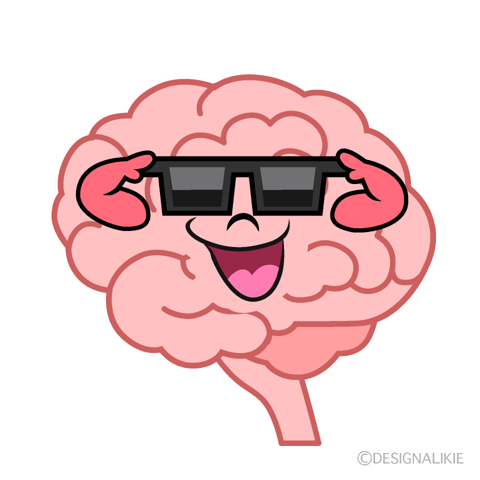 Brain with Sunglasses