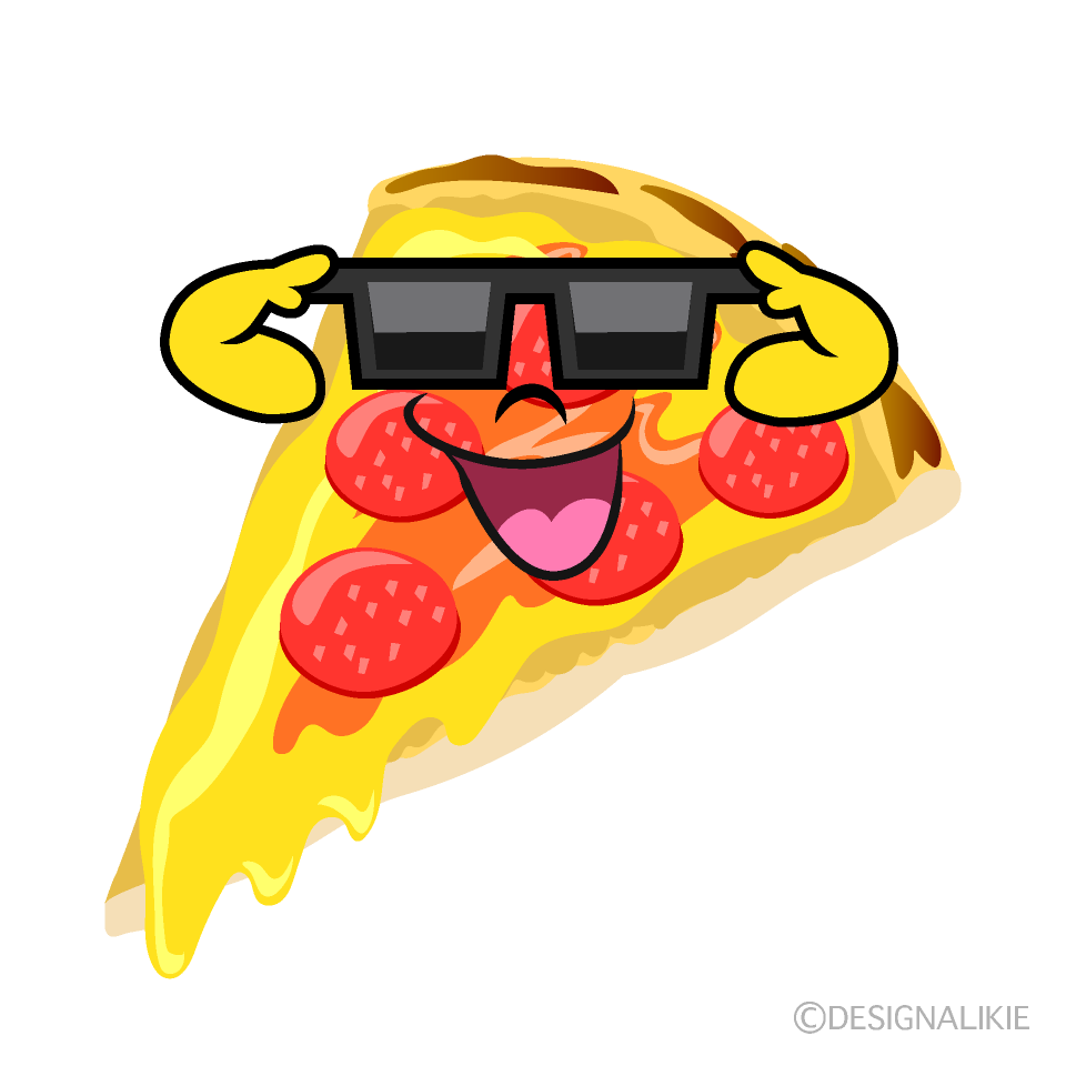 Pizza with Sunglasses