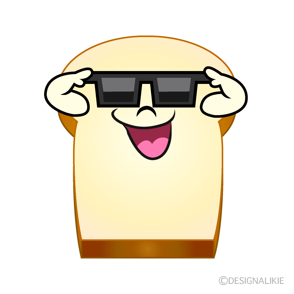 Bread with Sunglasses