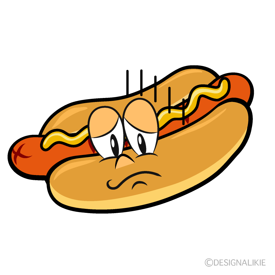 Depressed Hot Dog