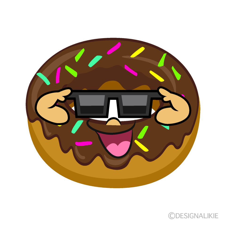 Donut with Sunglasses