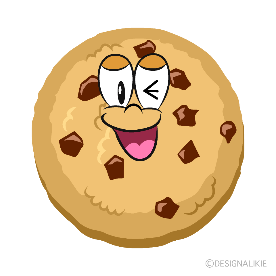 Happy Cookie Cartoon