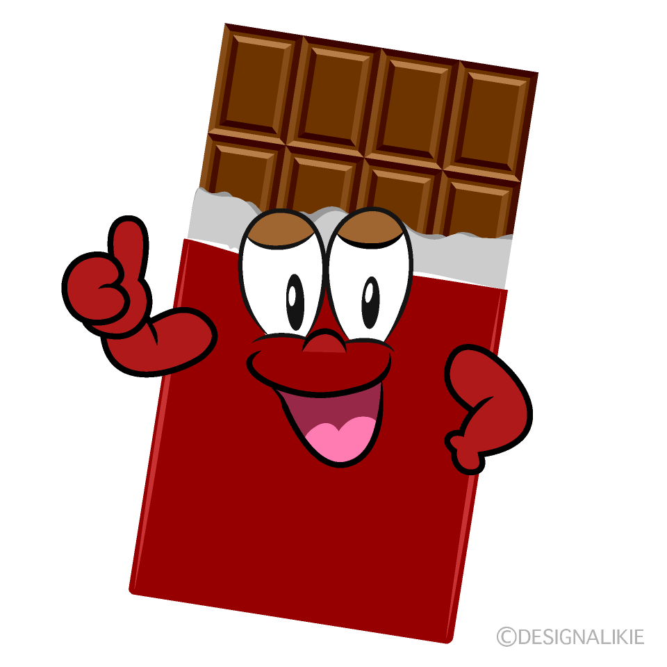 Free Thumbs up Chocolate Cartoon Image｜Charatoon