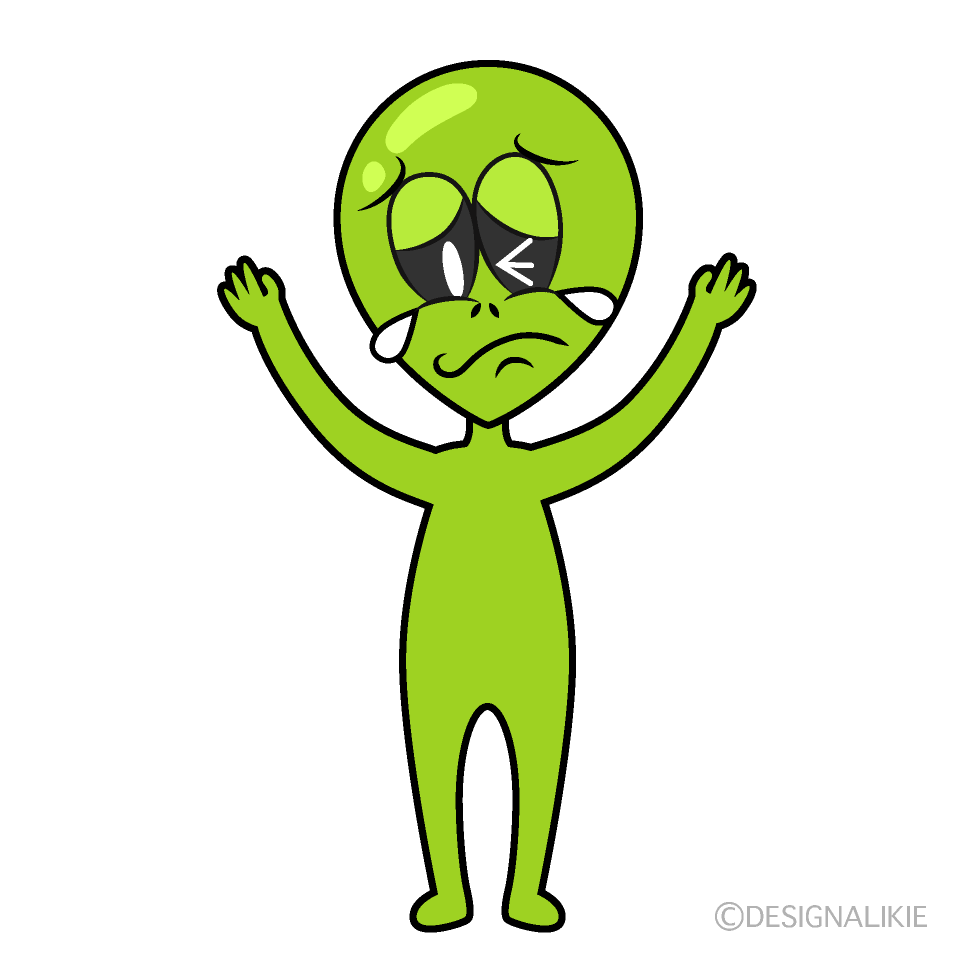 Crying Alien