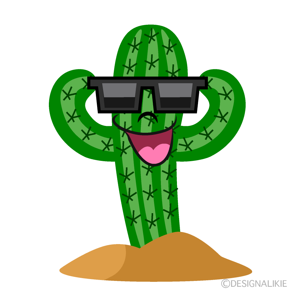 Cactus with Sunglasses