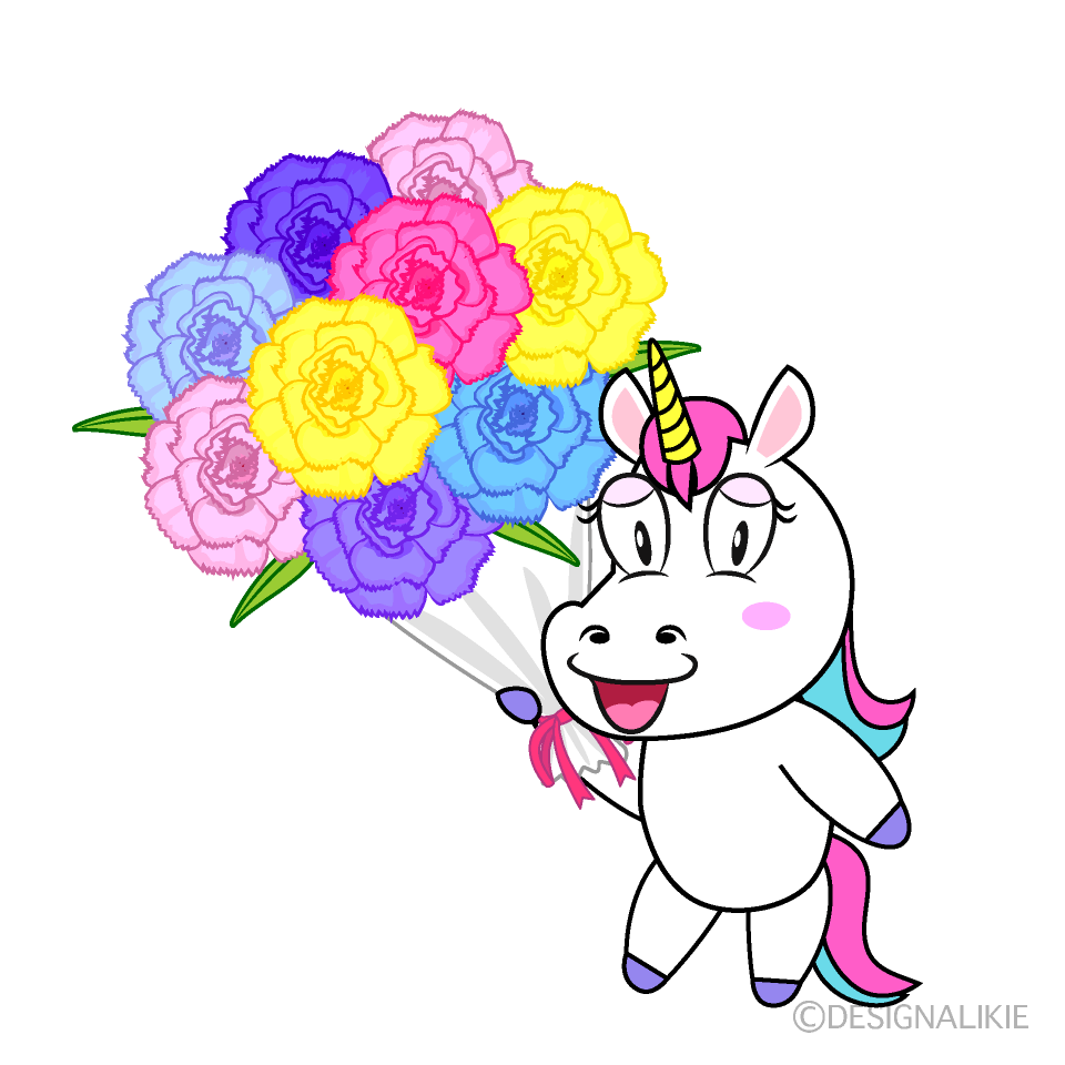 Unicorn with Bouquet