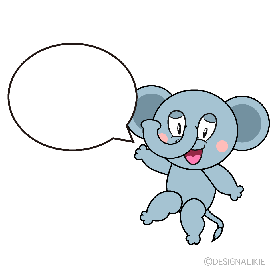 Free Talking Elephant Cartoon Image｜Charatoon