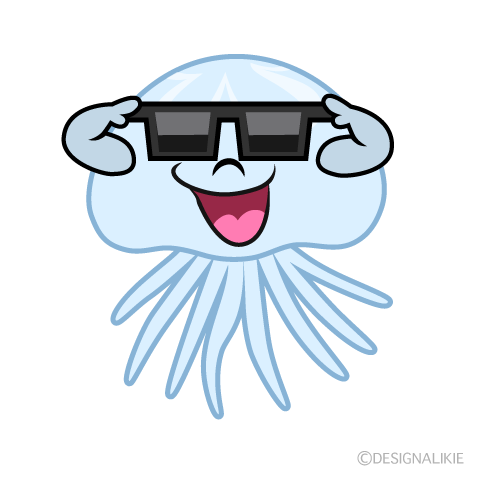 Jellyfish with Sunglasses