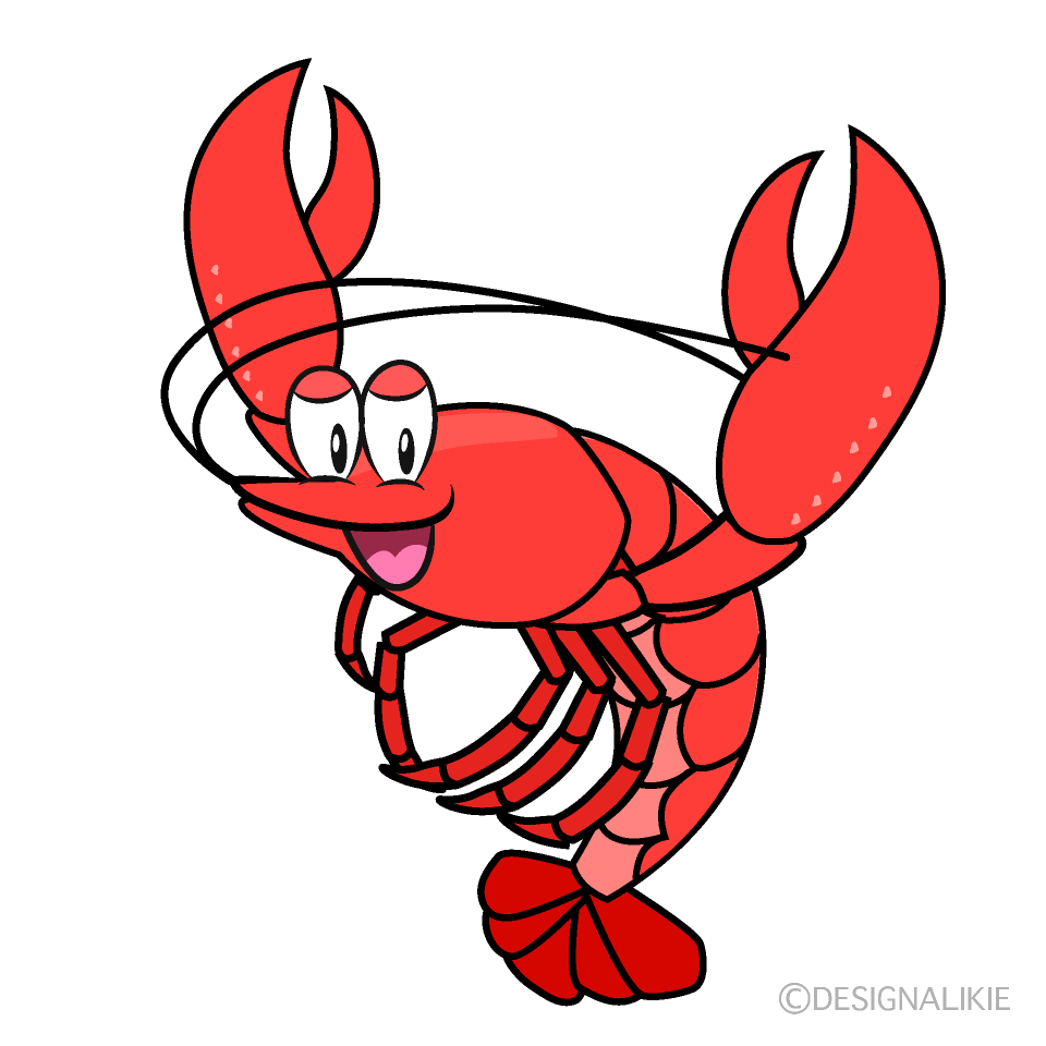 Free Laughing Lobster Cartoon Image｜Charatoon