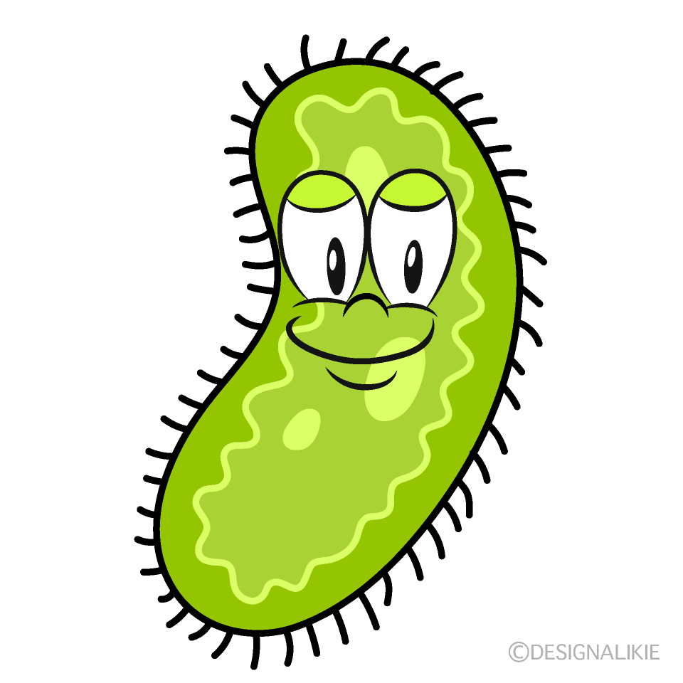 Bacterias Imágenes Gratis de Personajes de Dibujos Animados｜Charatoon ES