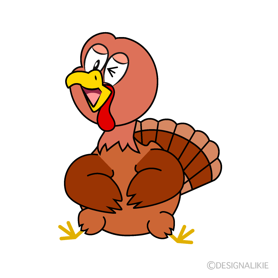 Free Laughing Turkey Cartoon Image｜Charatoon