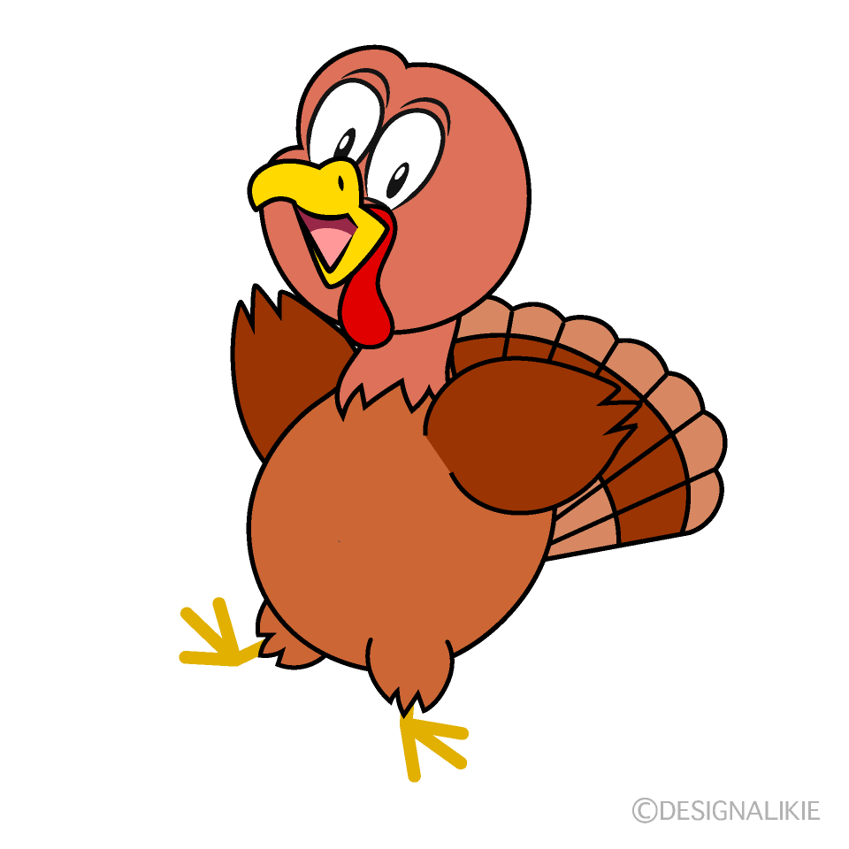 Free Surprising Turkey Cartoon Image｜Charatoon