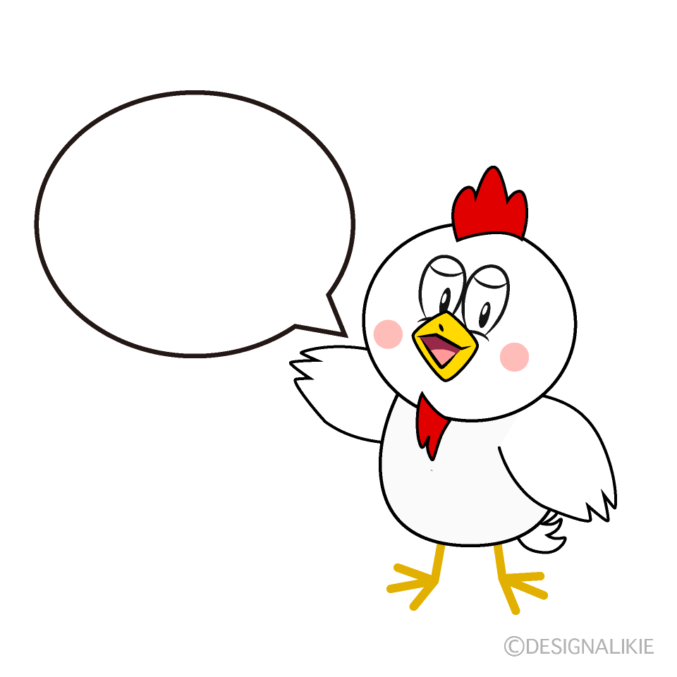 Free Talking Chicken Cartoon Image｜Charatoon