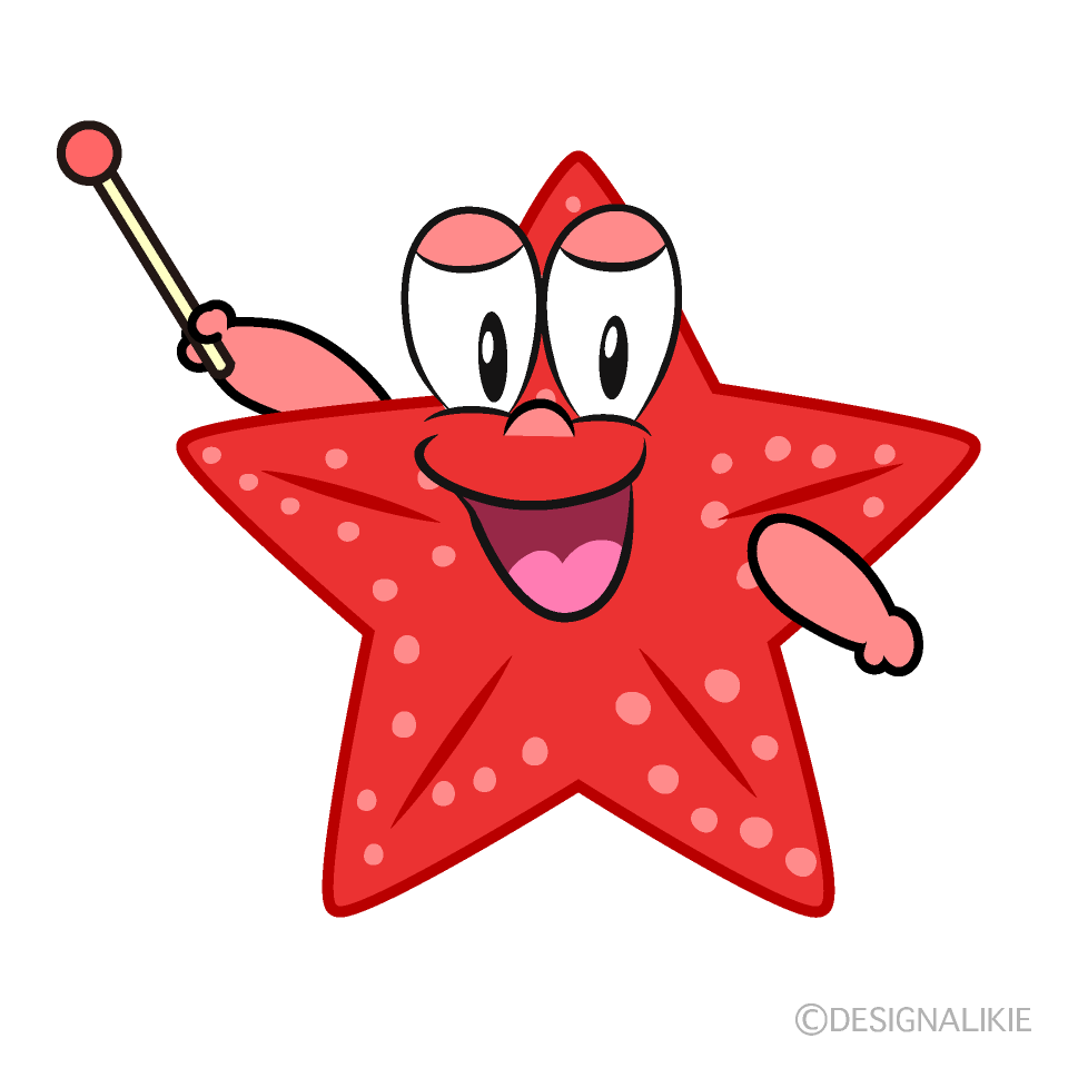 Free Speaking Starfish Cartoon Image｜Charatoon