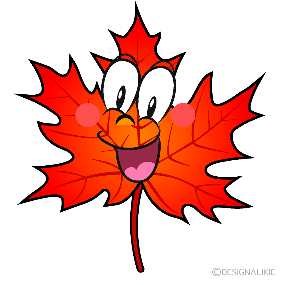 Free Surprising Fall Leaves Cartoon Image｜Charatoon