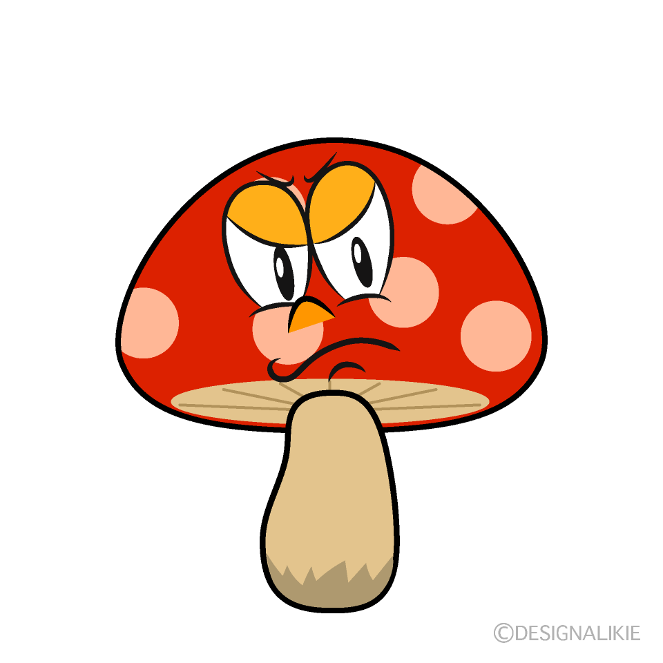 Angry Red Mushroom