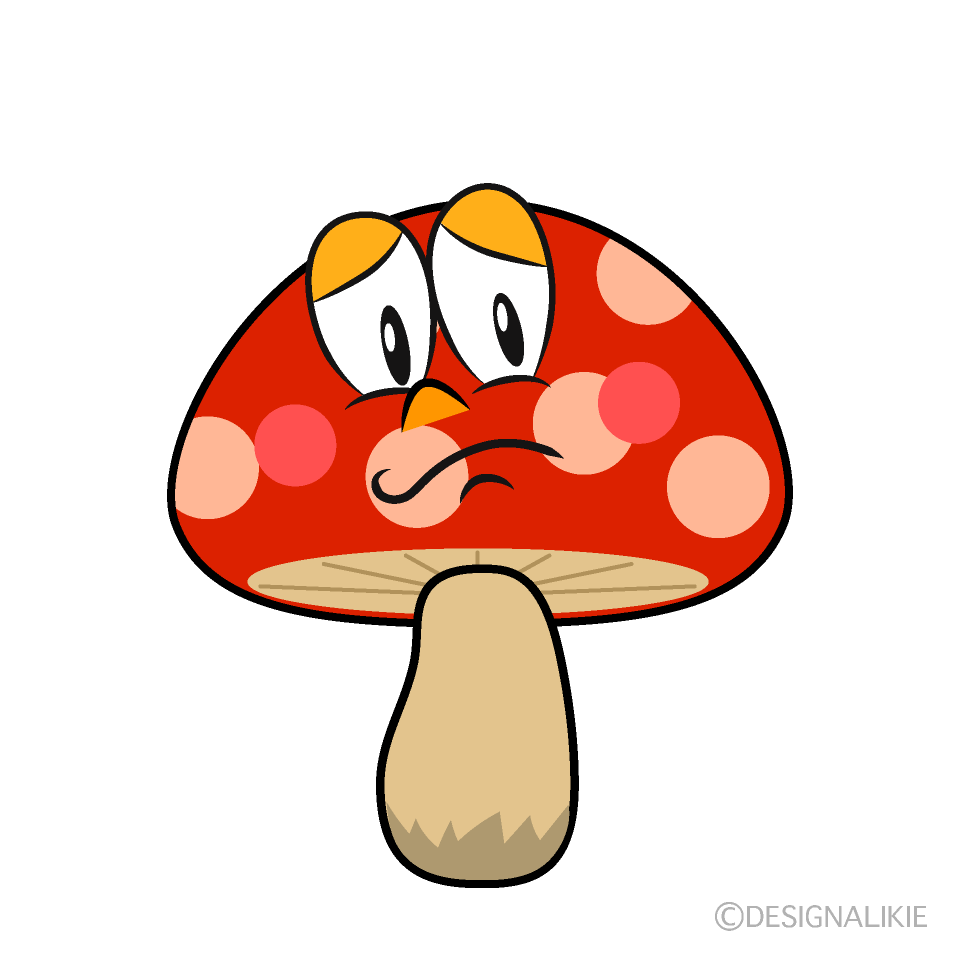 Thinking Red Mushroom