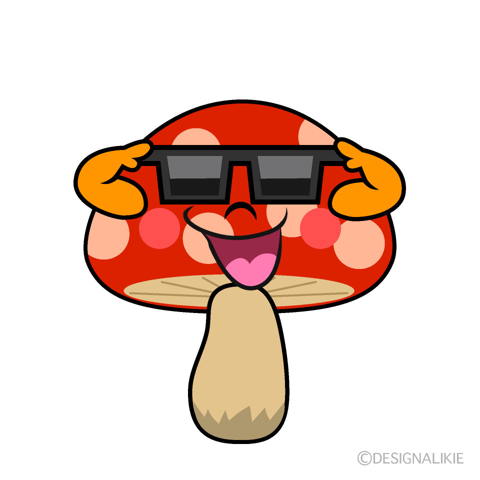 Cool Red Mushroom