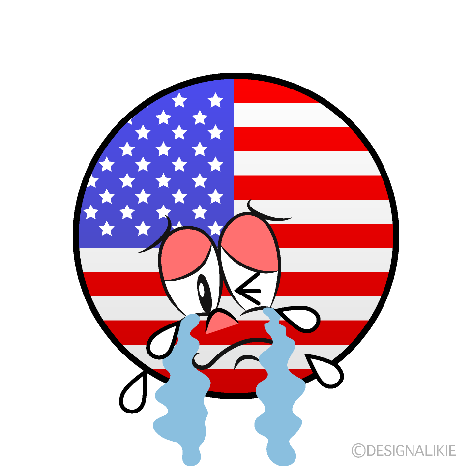 Crying American Symbol