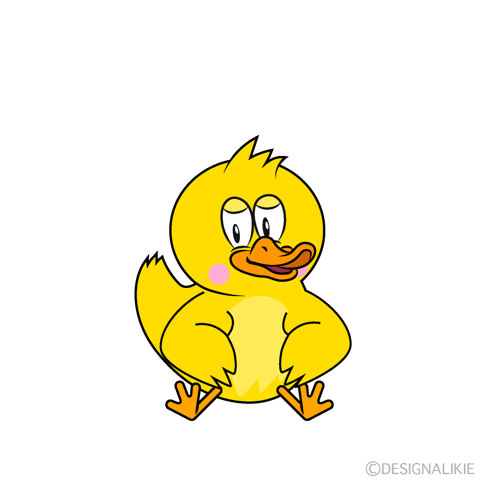 Free Sitting Duck Cartoon Image｜Charatoon