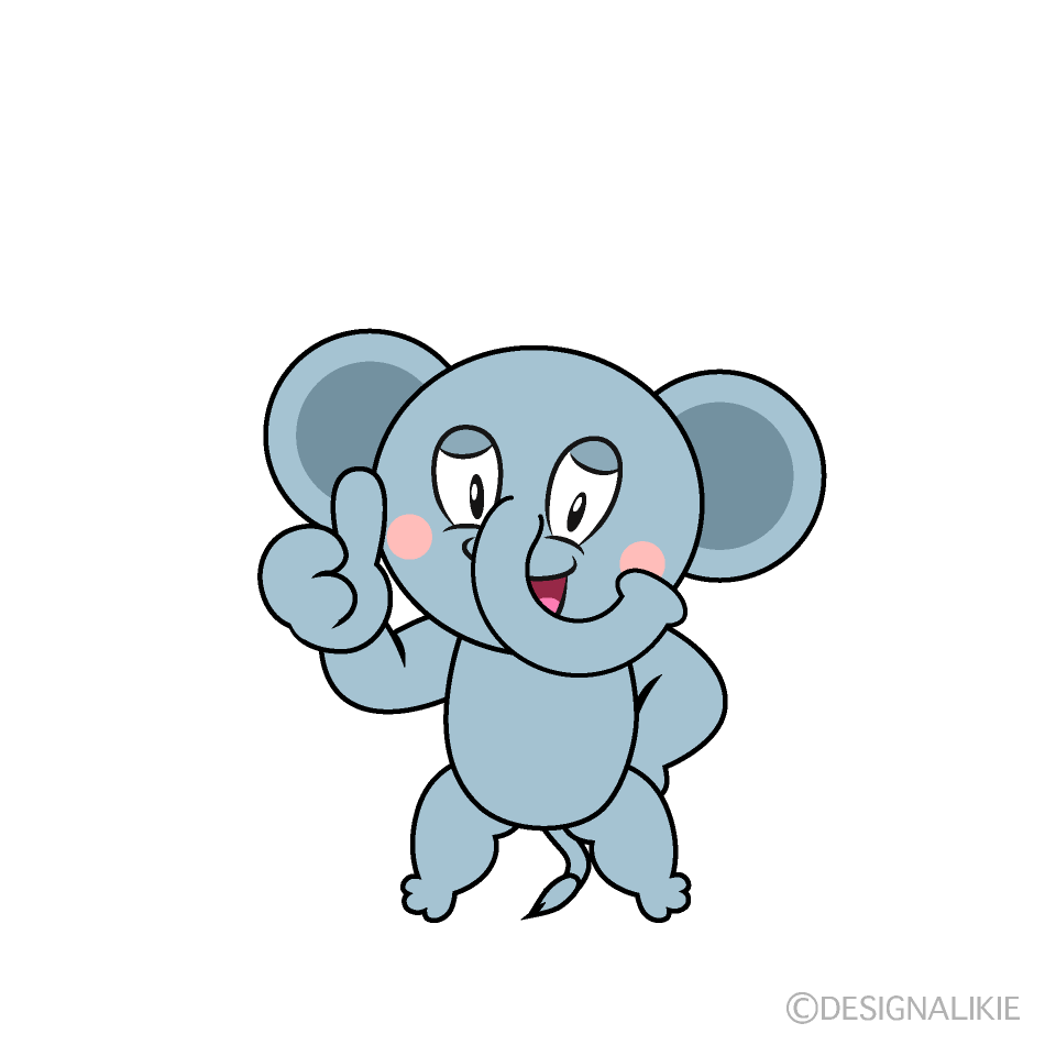 Thumbs up Elephant