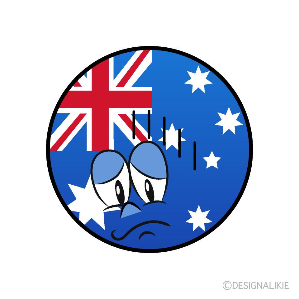 Depressed Australian Symbol