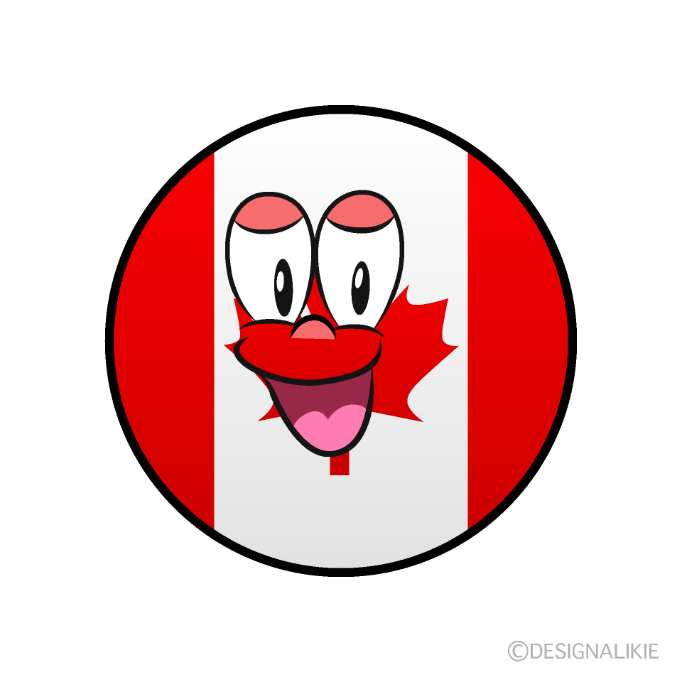 Smiling Canadian Symbol