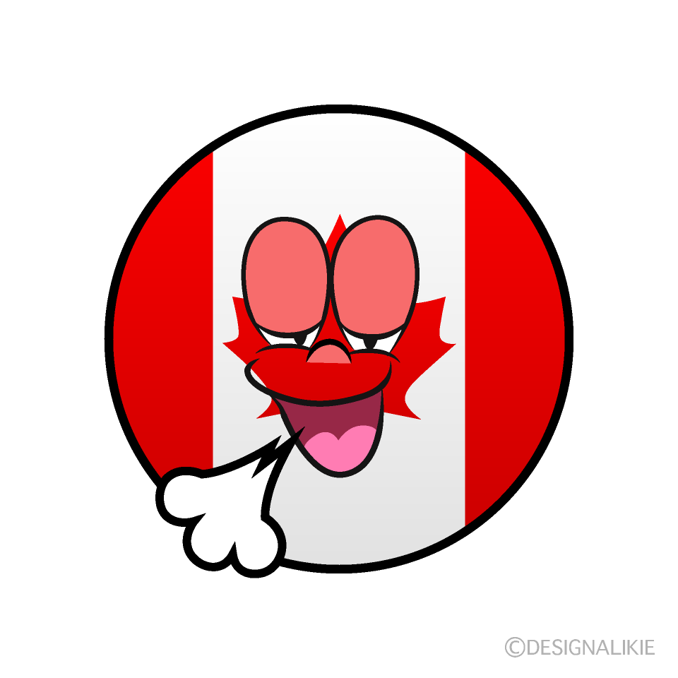 Bandera Canadiense Relajante