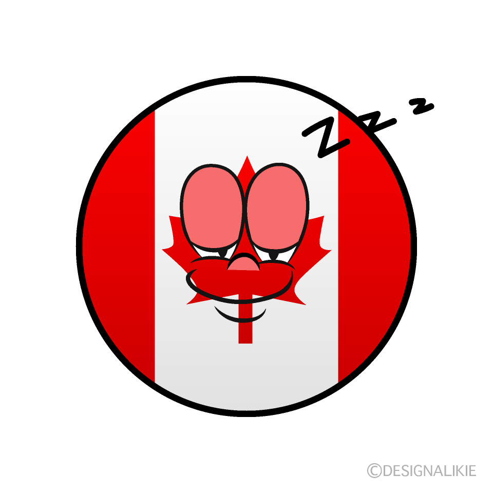 Sleeping Canadian Symbol