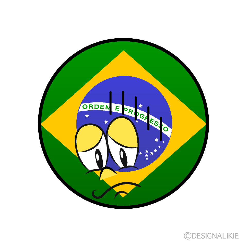 Depressed Brazil Symbol