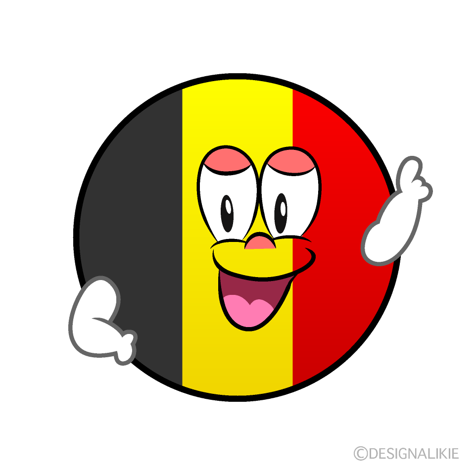 Posing Belgium Symbol