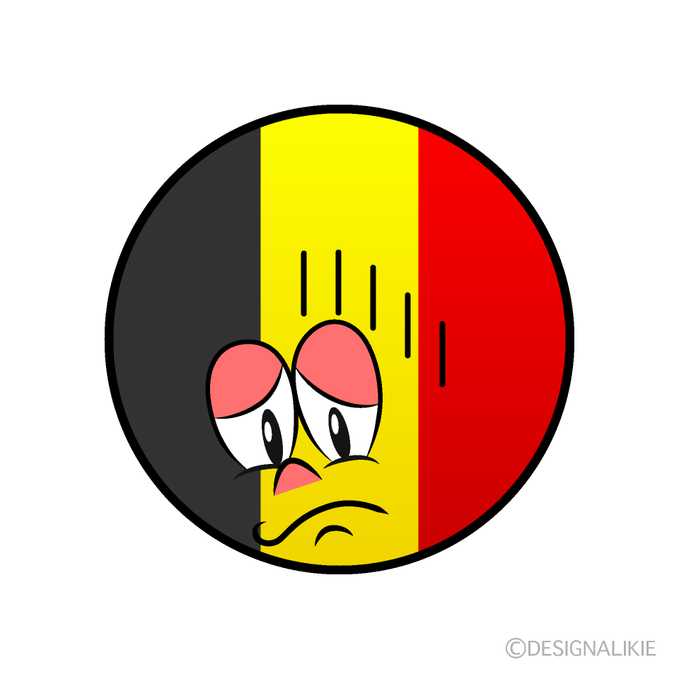 Depressed Belgium Symbol