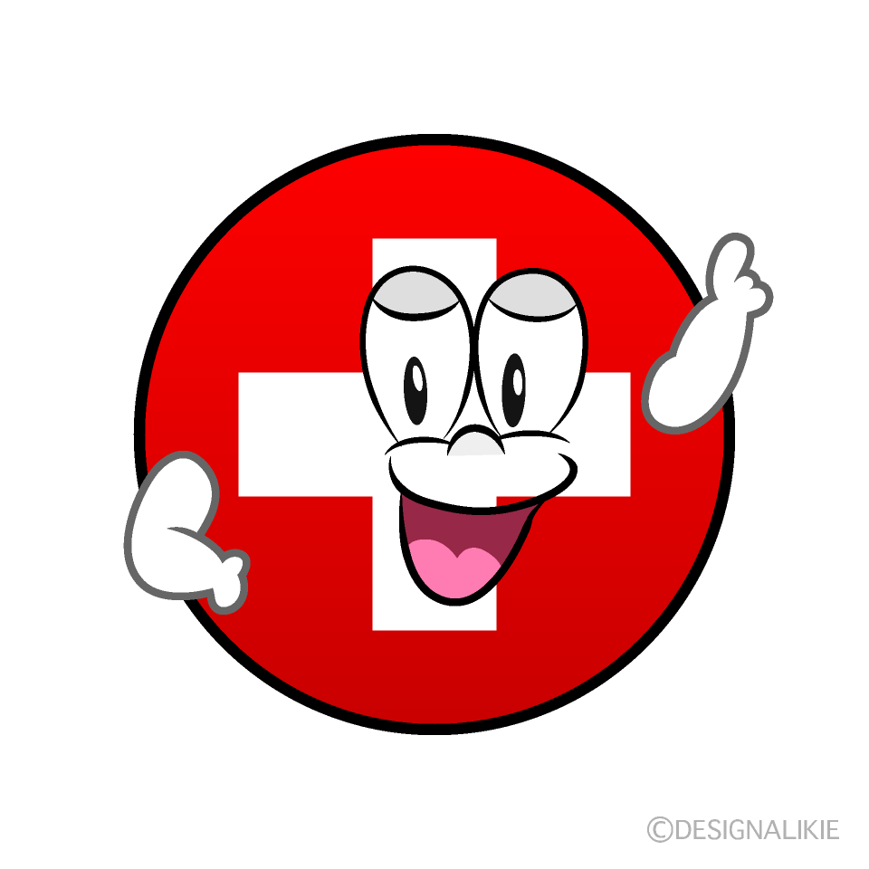 Posing Swiss Symbol