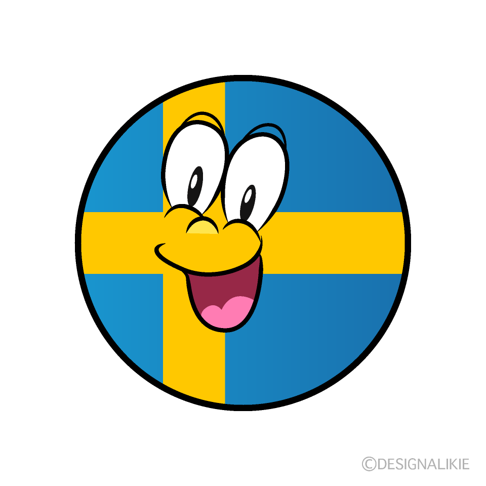 Free Surprising Swedish Symbol Cartoon Image｜Charatoon