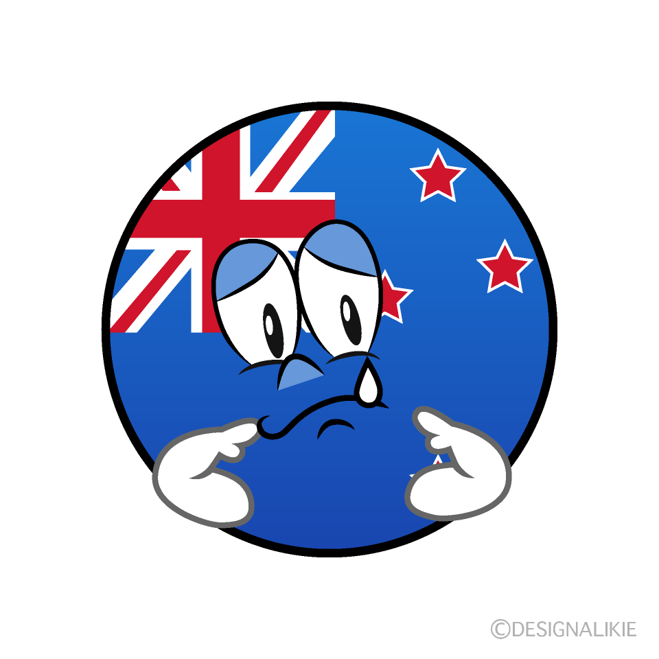 Sad New Zealand Symbol