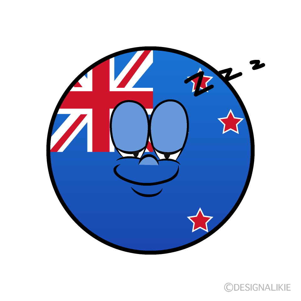 Sleeping New Zealand Symbol
