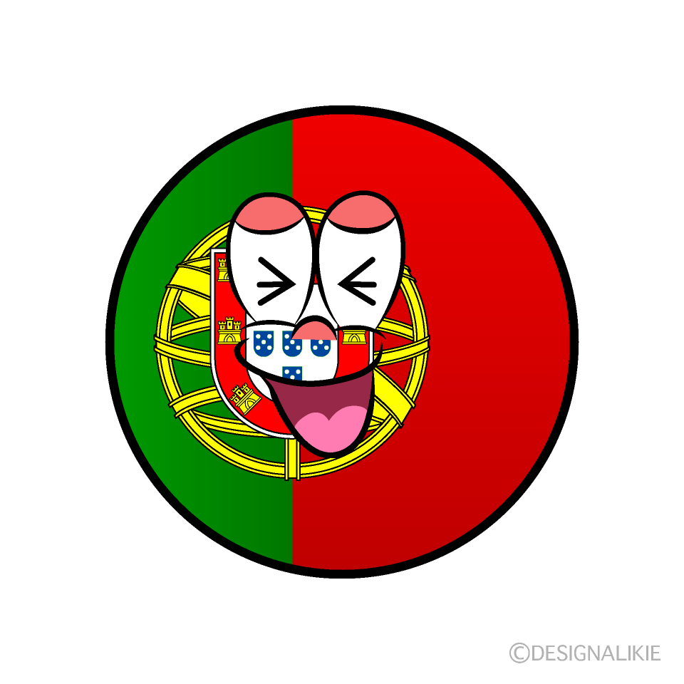 Bandera Portugal Riendo