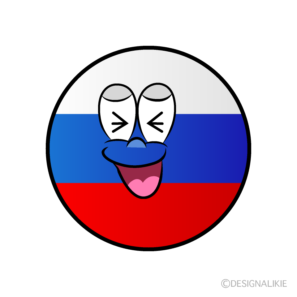 Bandera Rusa Riendo